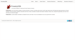 Desktop Screenshot of forestryusa.com
